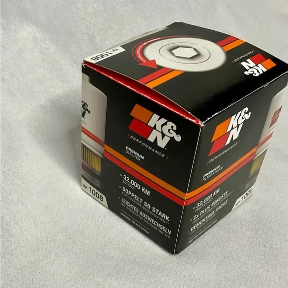 Brand New K&N Filters Performance HP-1008 Premium Oil Filter 20,000 Miles - Picture 2 of 8